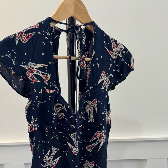 Kate Moss x Top Shop dress with swallow pattern - Picture 4 of 6